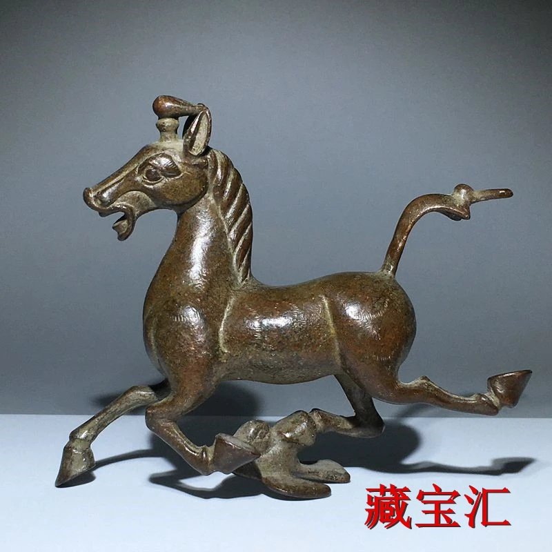 

Fuchun Copper Horse Tread Flying Swallow Horse to Success; Horse Home Living Room Office Products in the Zodiac