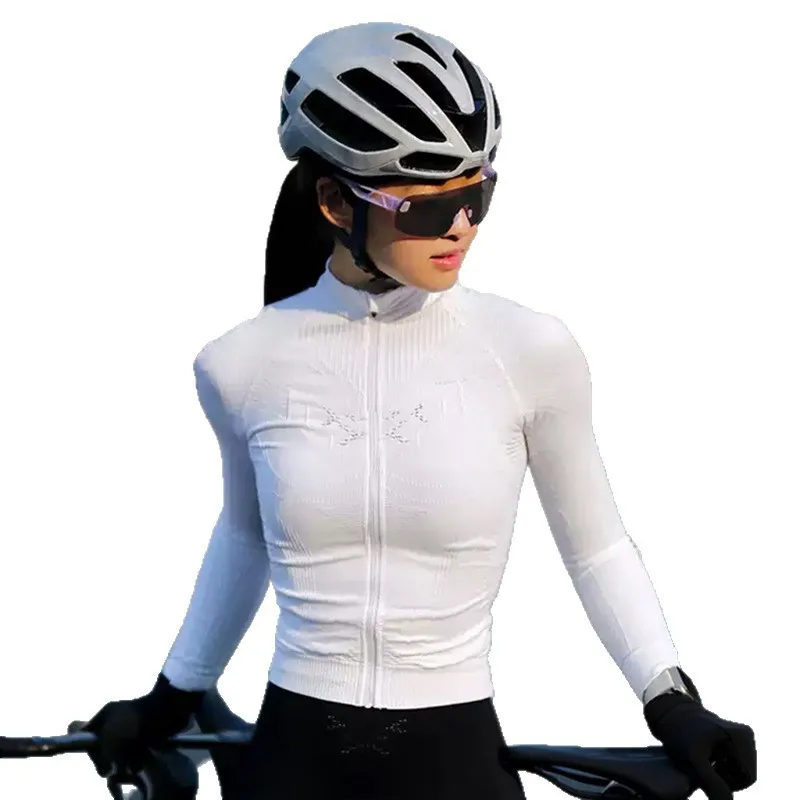 

Women's Multi-functional Cycling Jersey 3D Stereoscopic Cutting Compression Fitted Moisture Wicking for Cycling Fitness Running