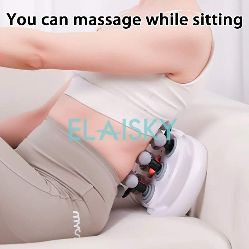 22 Head Fascia Gun Muscle Massage Muscle Relaxation Shoulder Neck Back Multi Functional Massage Gun Home Use Multi Head Massager