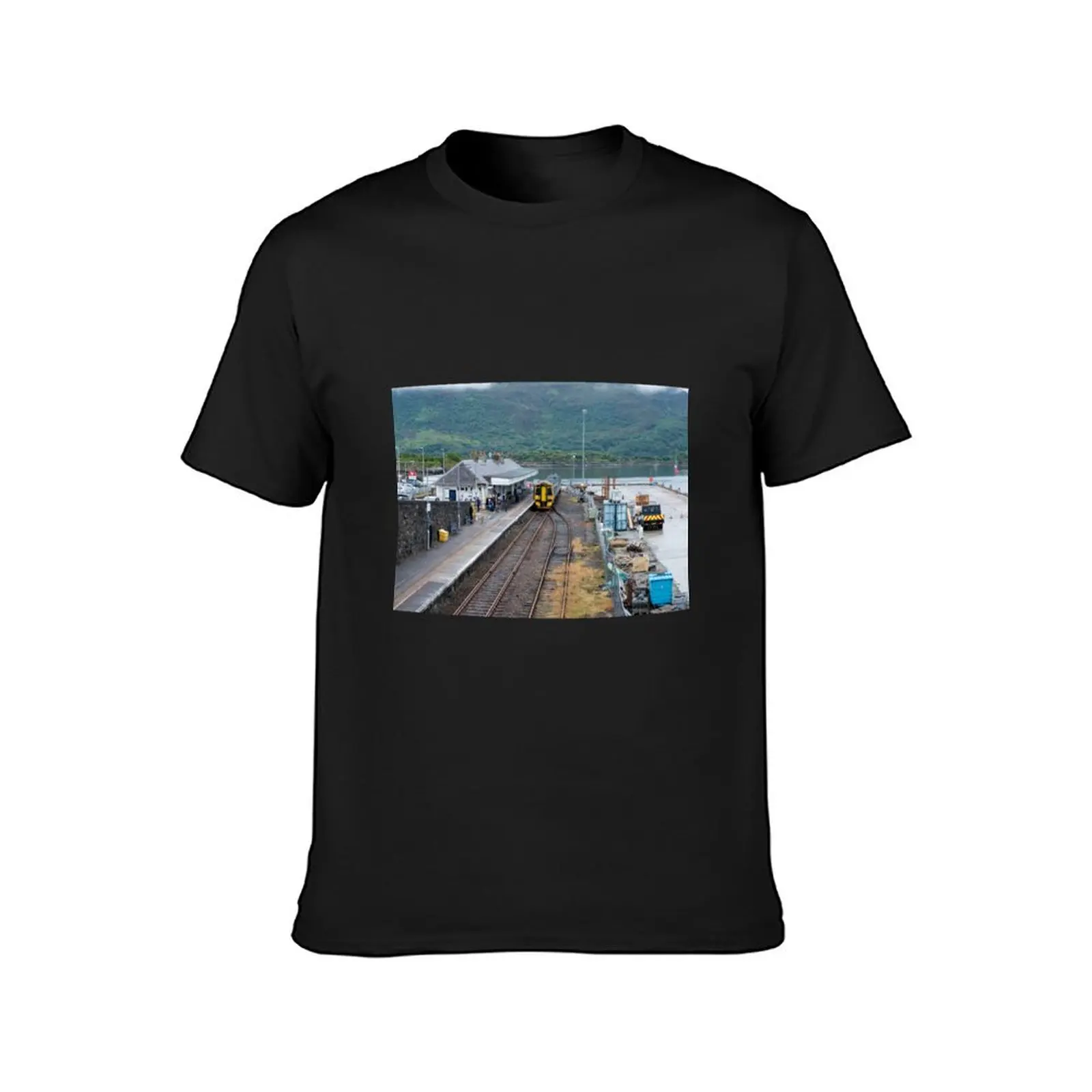 Kyle of Lochalsh station T-Shirt heavyweights anime clothes sweat plain white t shirts men