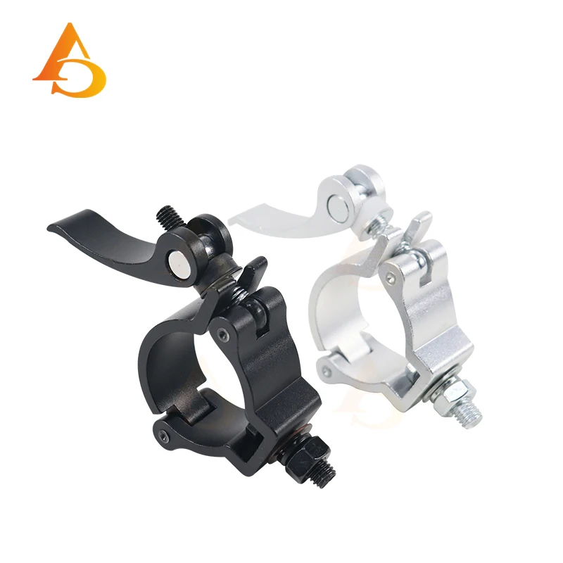 10 قطعة/الوحدة سبائك الألومنيوم أضواء المسرح المشبك شماعات السنانير قوس الثقيلة هوك مسرح الإضاءة 28-32 مللي متر 100 كجم ضوء المرحلة هوك