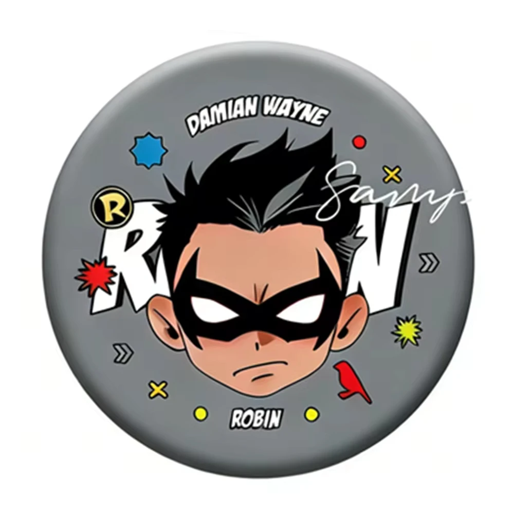 58mm Anime Jason Todd Dick Tim Damian Cosplay COSTUME Badge Pin SPTE Tinplate Brooch﻿ Prop Gilf image 6
