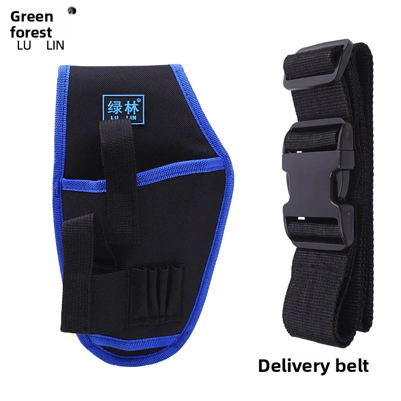 الغابات الخضراء متعددة الوظائف حقيبة كهربائي أداة الحفر اليد الخصر حقيبة أكسفورد القماش الخصر حقيبة الأجهزة أداة حقيبة مجموعة أدوات صغيرة