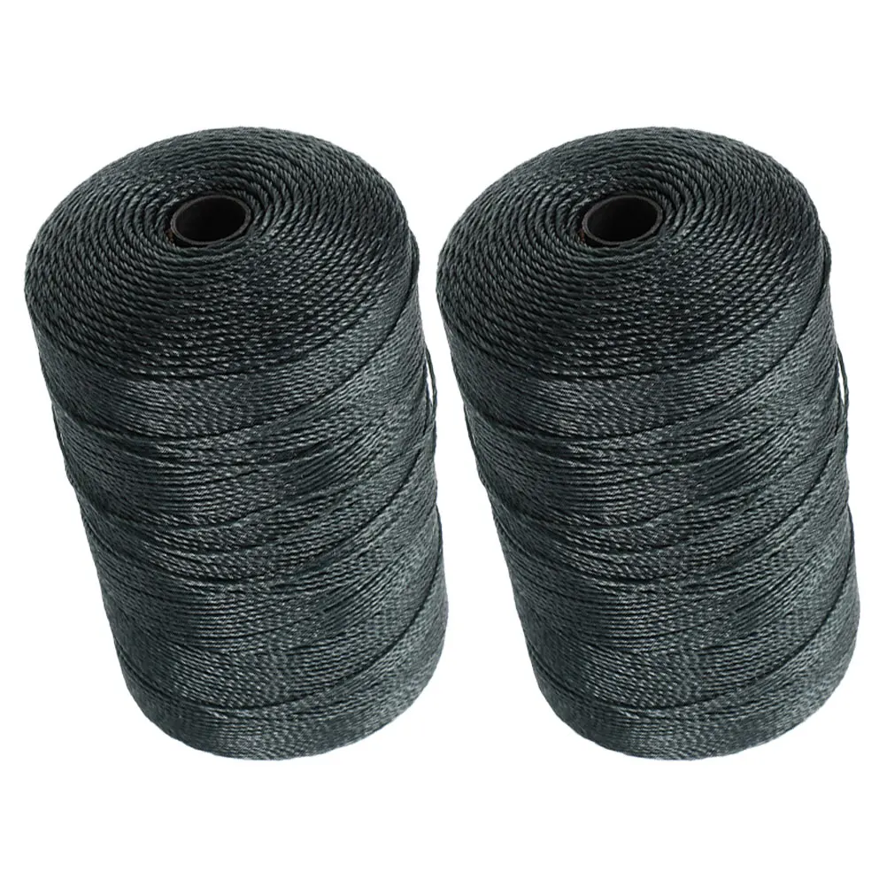 

2pcs Fishing Nylon String Twine Braided Twine Multi-use Nylon Braided Fishing Line String Non-stretch Durable Line Hardware