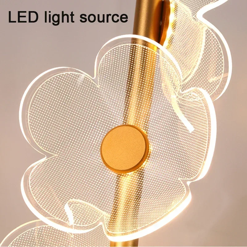 Lustre LED Pendant Light Fixture Nordic Hanging Lamps for Ceiling Bedside Bedroom Home Children's Room Decoration Pendant Lamp image 5