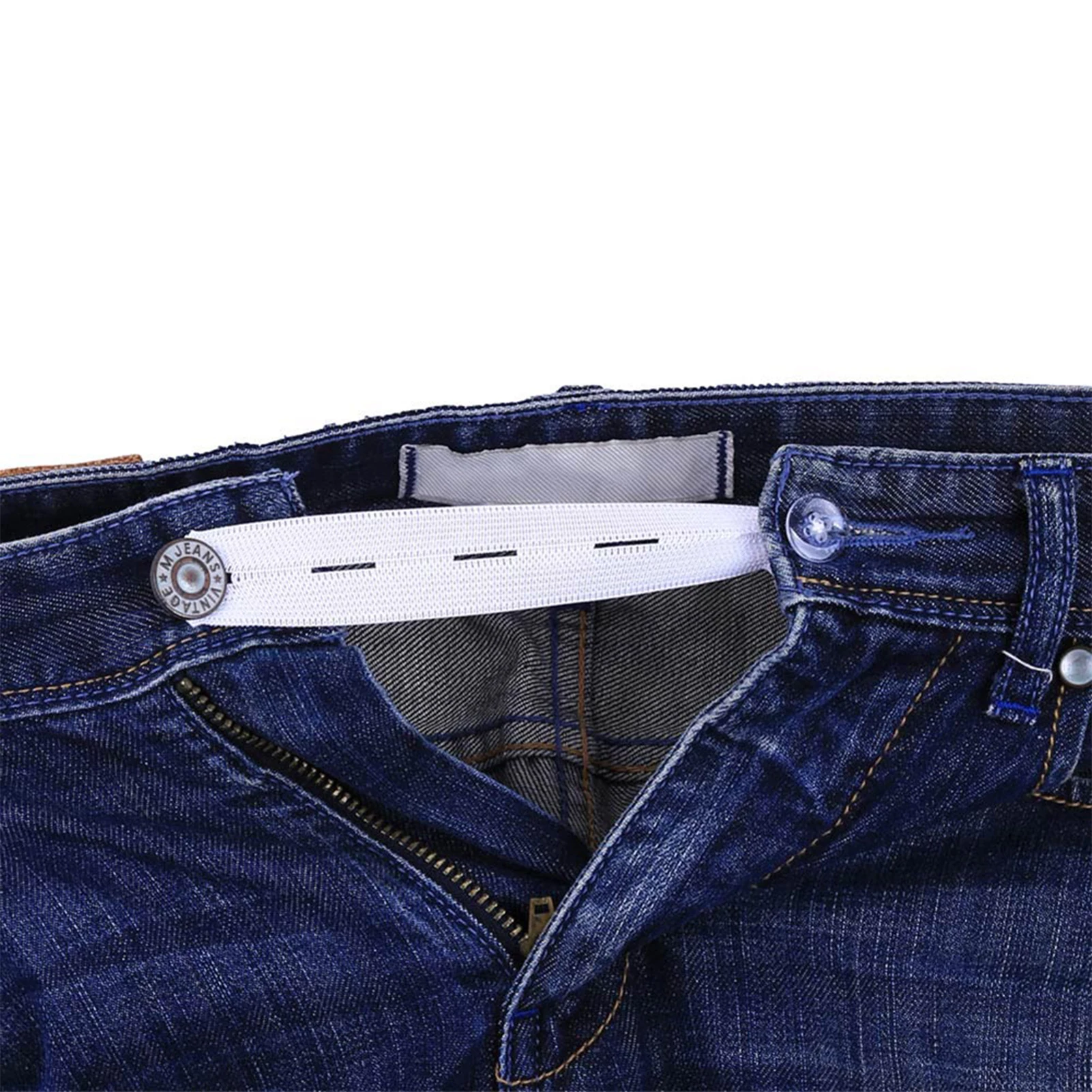 Pant Waist Expander Waistband Adjustable Pregnant Buckle Belt Extender Button for Fat Women Men Clothes Accessory