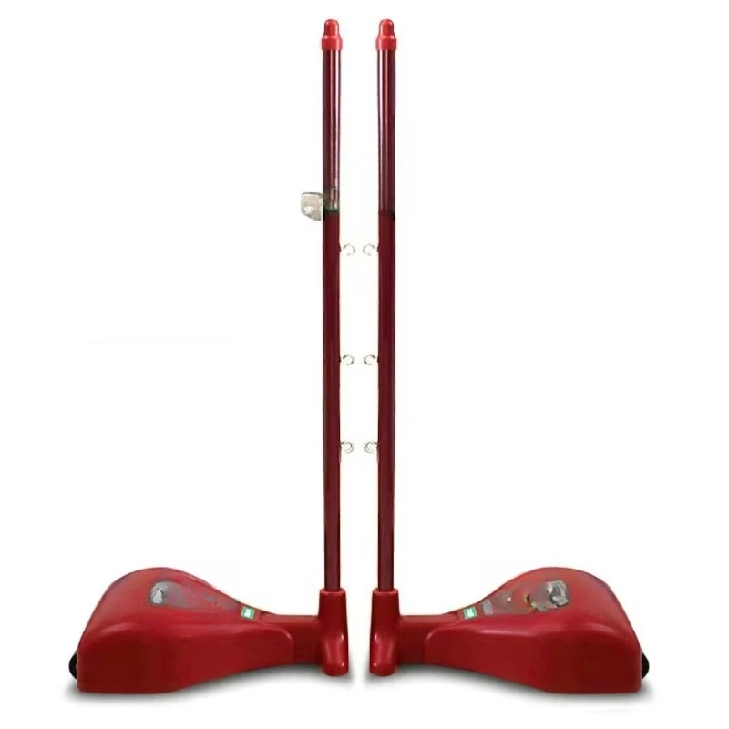 Heavy Badminton Net Post Stand ABS Weight 100KG Movable Badminton Training Accessories Net with Stand Post
