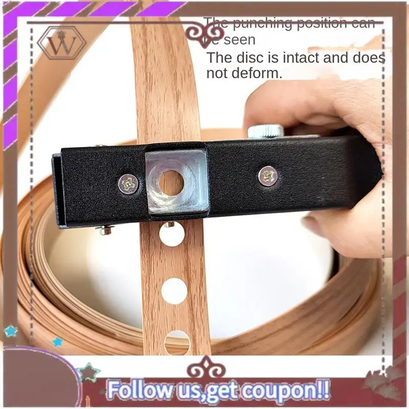 ABBG-12Mm Круглый дырокол для бумаги Ручной круглый дырокол с одним отверстием для удостоверений личности ПВХ карты Значок фотографии Прочный Простота в использовании