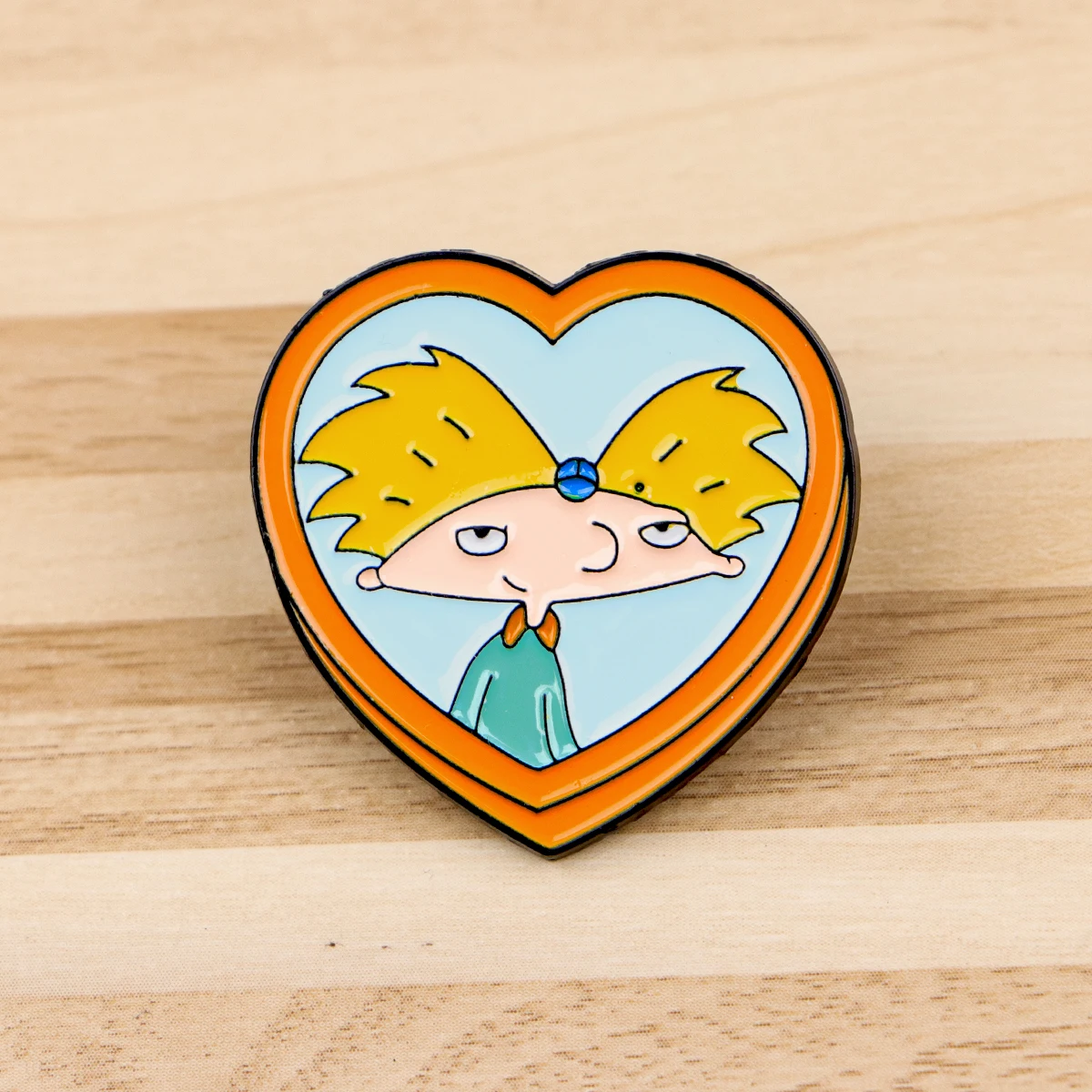 Cartoon Boy Enamel Pin Heart Badges on Backpack Brooches For Women Hat Lapel Pins Cosplay Accessories Toys Gifts