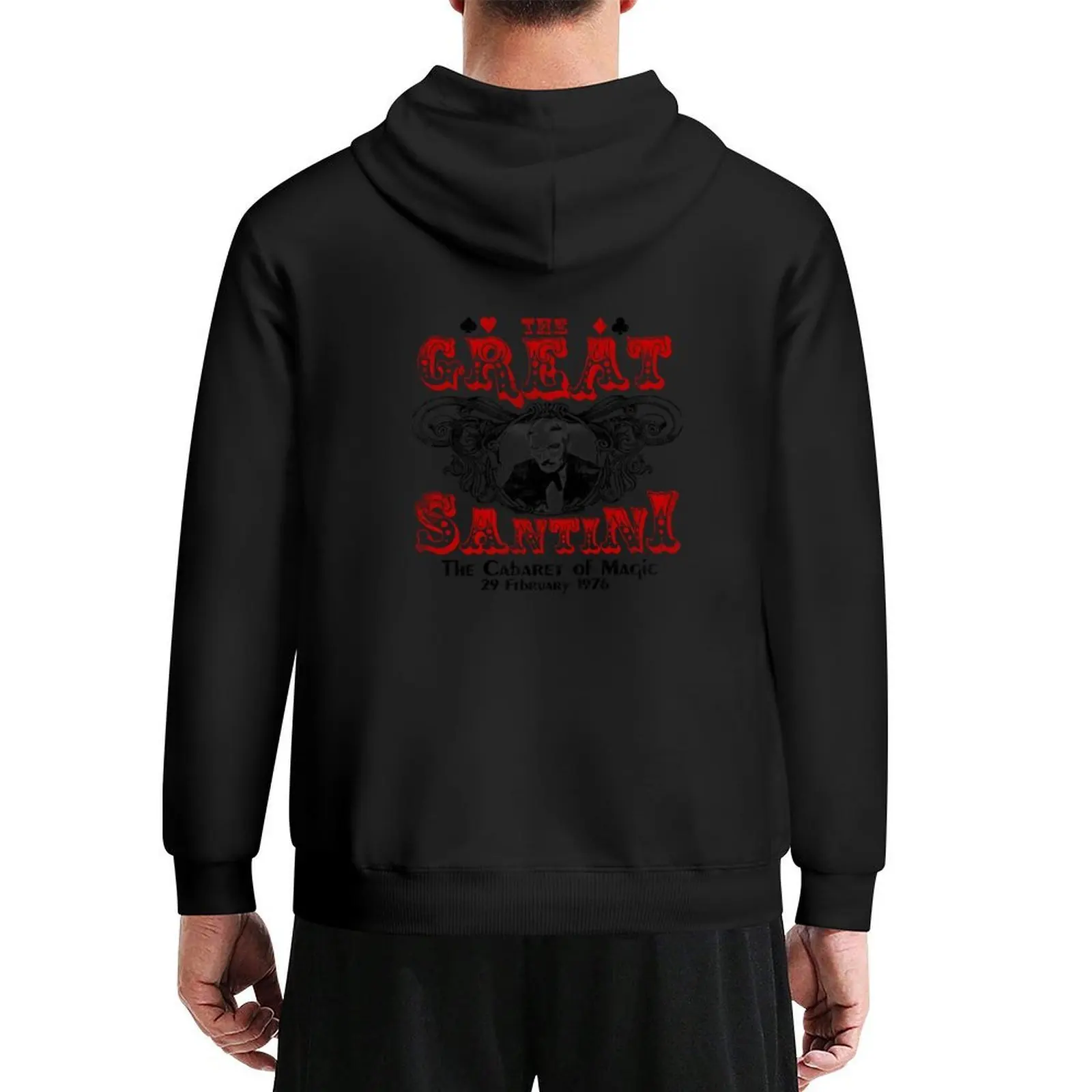 

The Great Santini - Light Garment with Red Hoodie men's clothing korean autumn clothes japanese style hoodie oversize
