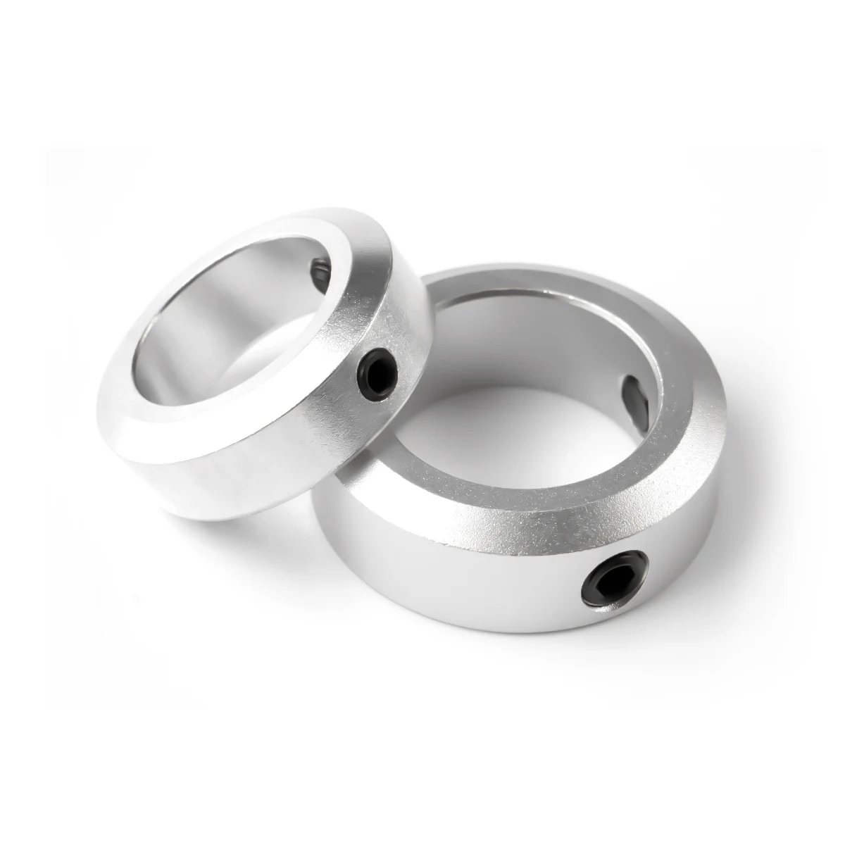 1/2/3/5pcs 3-50mm Dia Fixed Locking Limit Ring Stop Screw Type Aluminum Alloy Shaft Collar Retaining Ring Retainer Locator Hardw