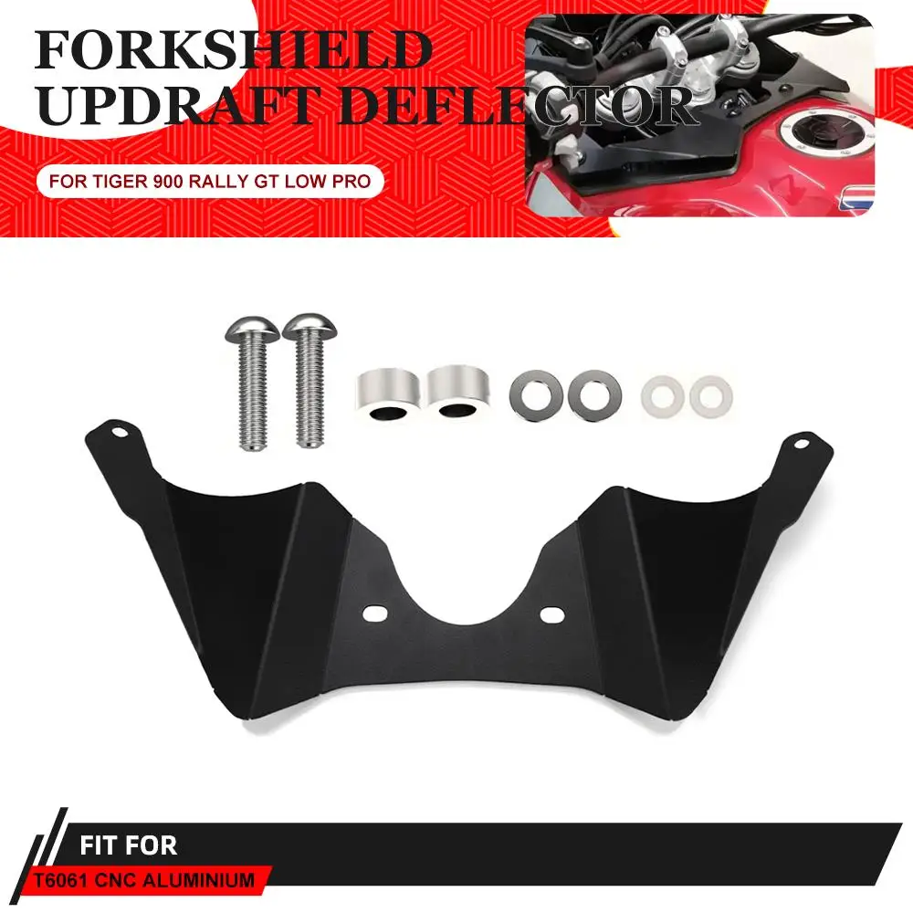

For TIGER900 Tiger 900 Rally Pro GT PRO LOW 2020 - 2023 2024 Motorcycle Accessories Forkshield Updraft Wind Deflector Airflow