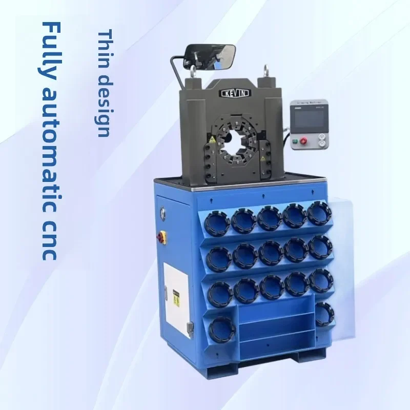 Hydraulic YouTube buckling machine, ultra-thin numerical control intelligent pipe pressing machine 4 inch industrial hose