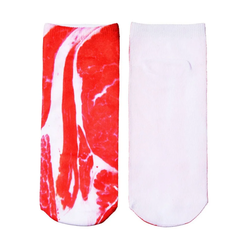 Neue 3D-Druck Tier Mode Tiger Panda Katze Hund Löwe Süßigkeiten Fleisch Kunst Bunte Frauen Lustige Socken Neuheit Geschenk Dropship – Detail 25