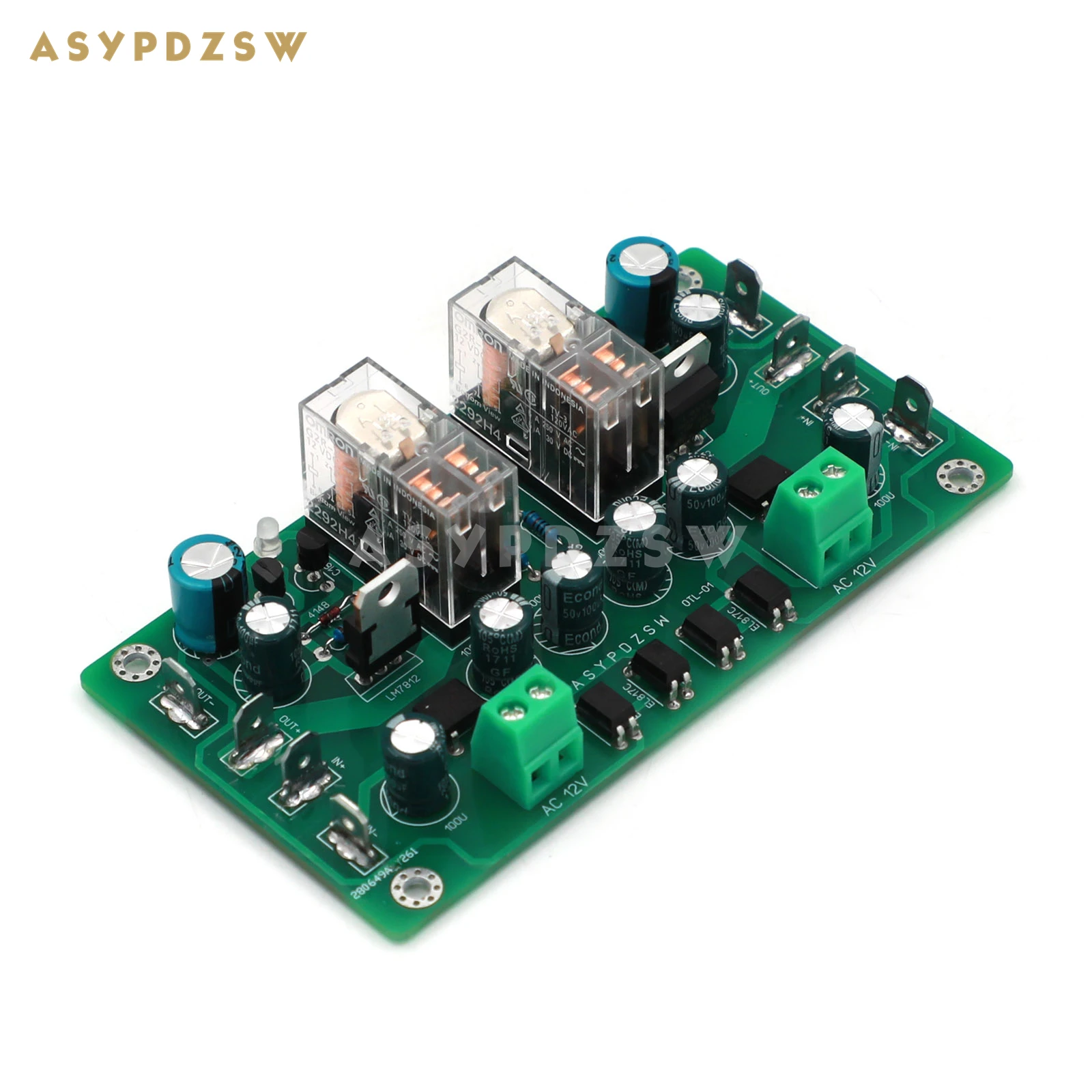 OTL-01 ステレオ OTL スピーカー遅延保護光電 SPK 保護 DIY キット/完成ボード A21SE