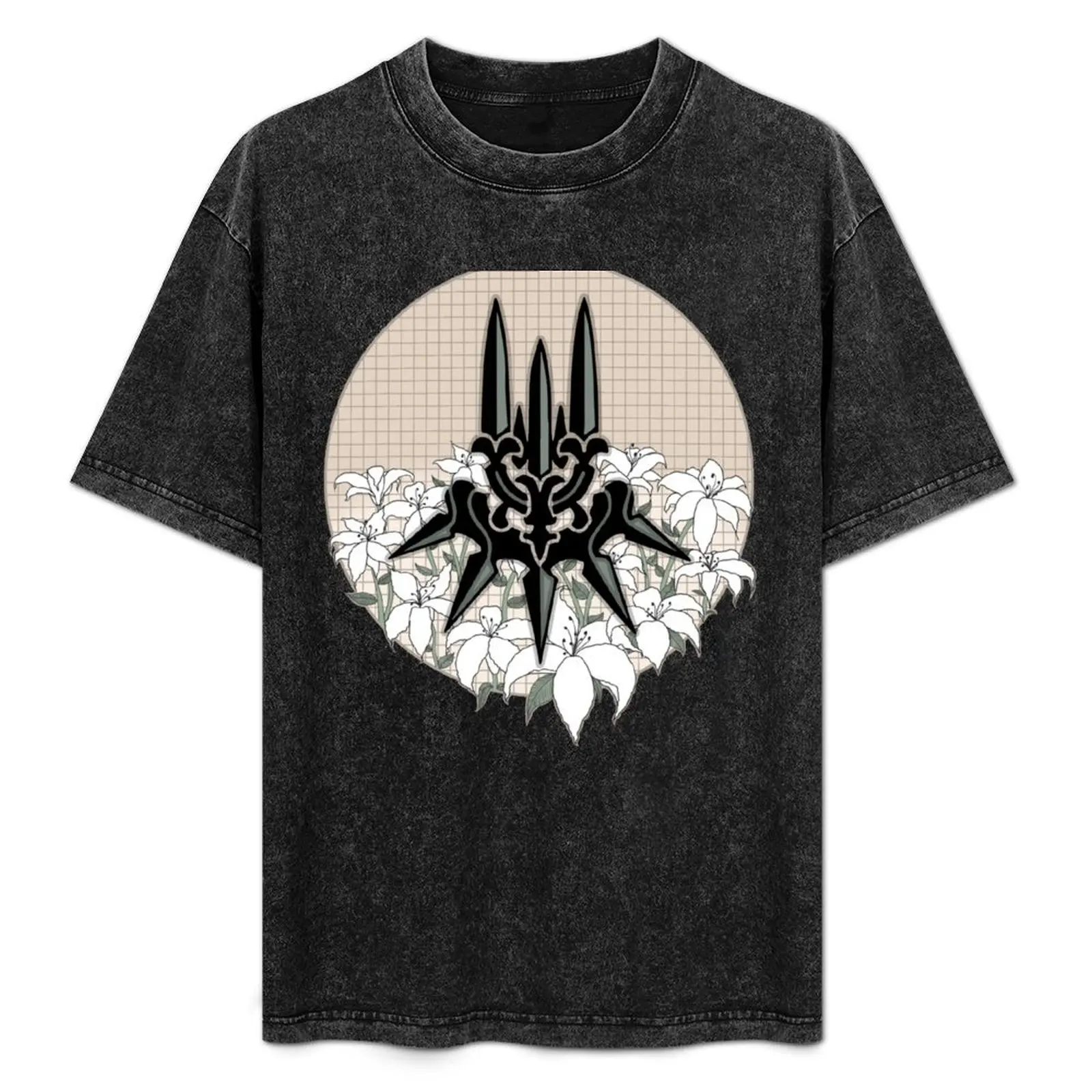 

Футболка Yorha with Lunar Tears, повседневный легкий топ с короткими рукавами