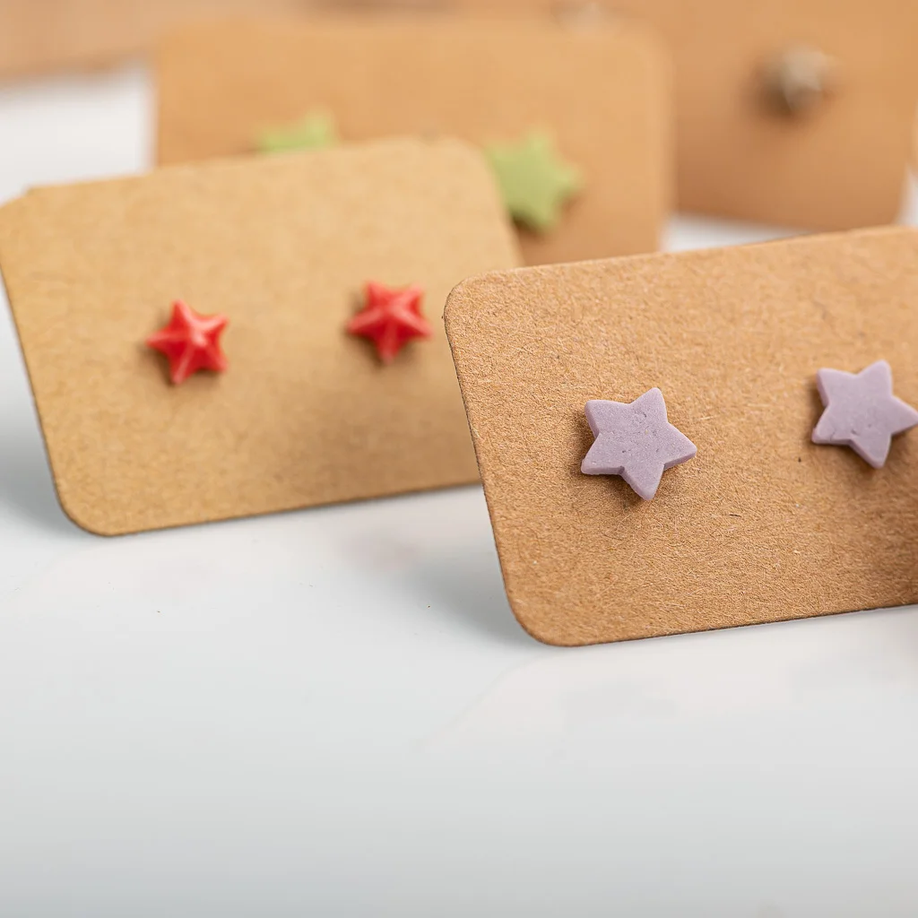 Small And Cute Porcelain Multicolor Earrings Anti-allergic #LY409 earrings for women brincos asthetic precious stones earrings