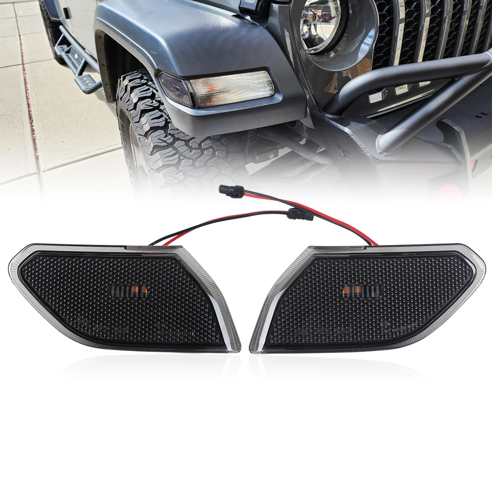 

Фонари поворота переднего крыла для Jeep Wrangler JL 2018-2023