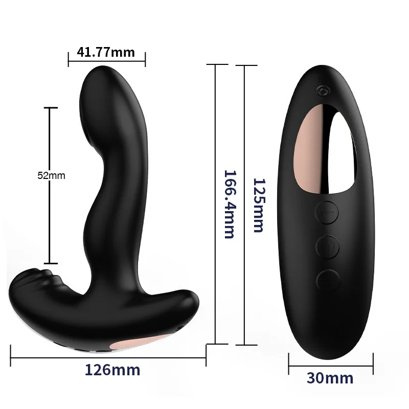 Nuevo tapón Anal vibratorio con Control remoto inalámbrico para hombres y mujeres, masajeador de próstata compartido, juego de pareja, juguete sexual Anal, enchufe sexual 18+