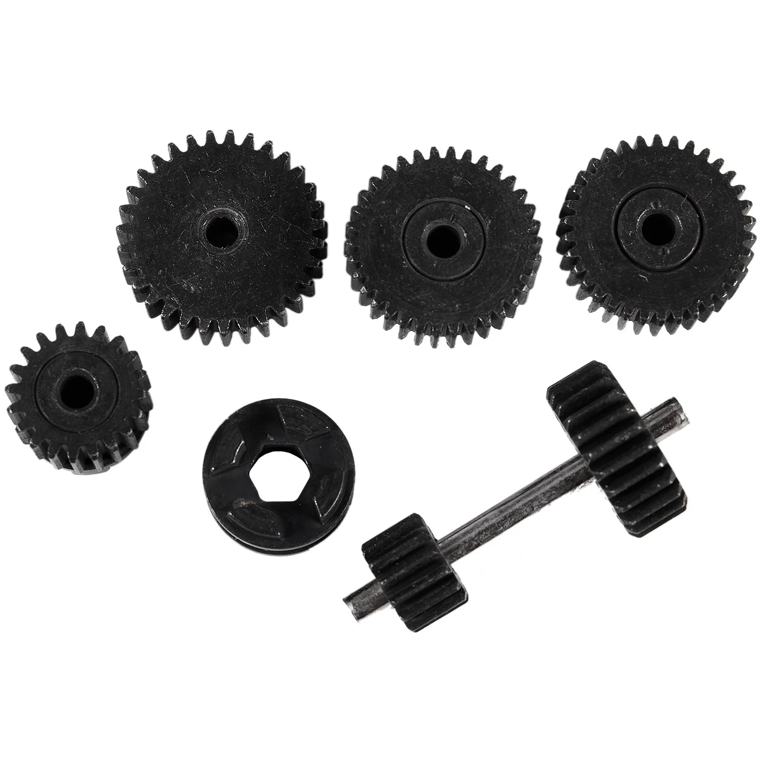 【STOCK】1 Set Metal Gears with 370 Motor for Speed Change for B1 B24 B16 B36 C24 1/16 4WD 6WD Rc Car,B