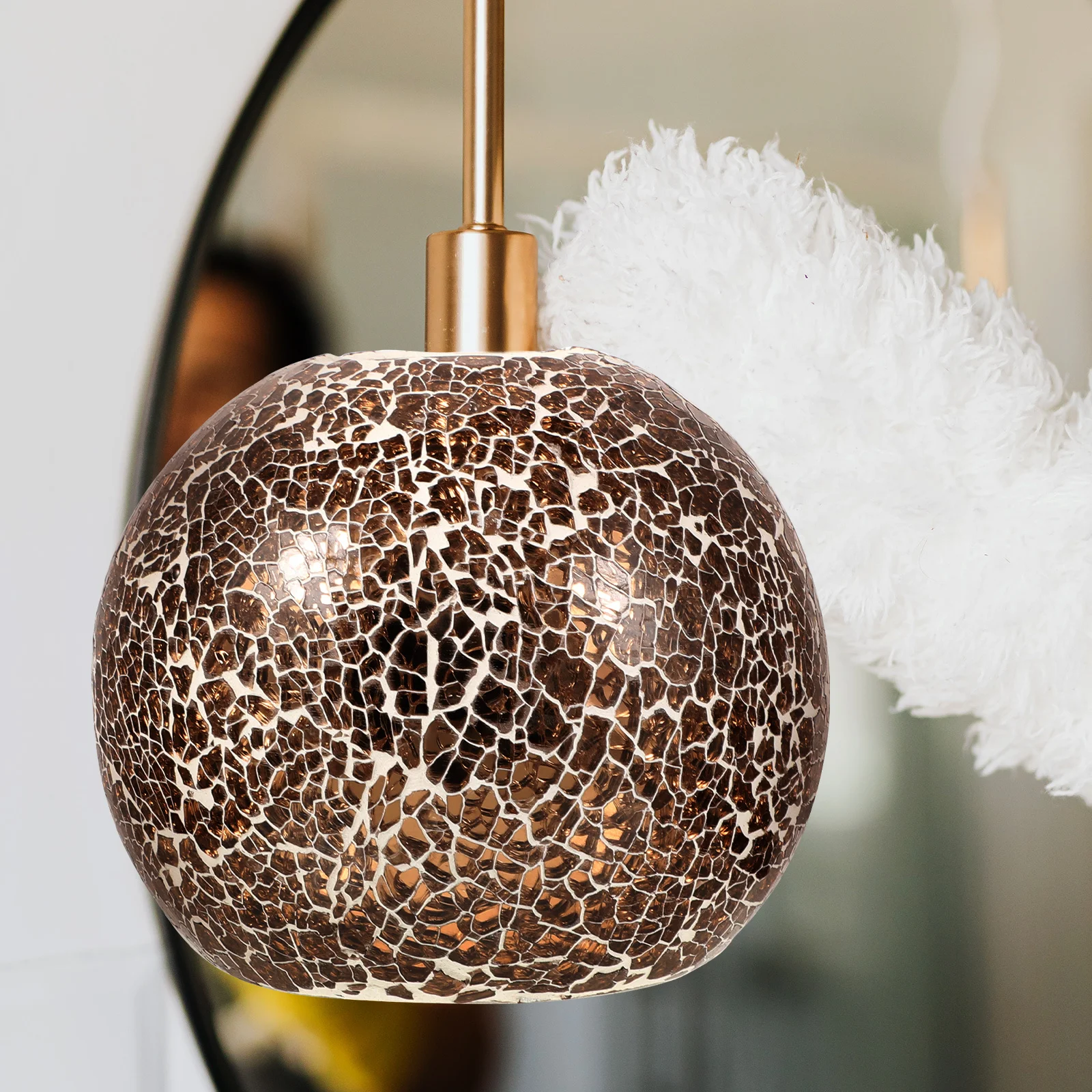 

Ретро настенный светильник, абажур E26 E27, мозаичный стеклянный глобус, настольный абажур, витраж, прочный настольный подвесной настенный светильник, аксессуары