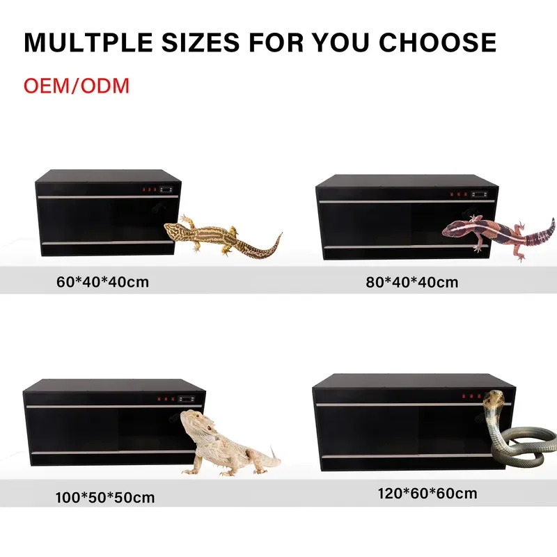 30 Gallon Horizontal PVC Leopard Gecko Breeding Box with Insulated Front Door Easy to Clean Reptile Terrarium for Sale