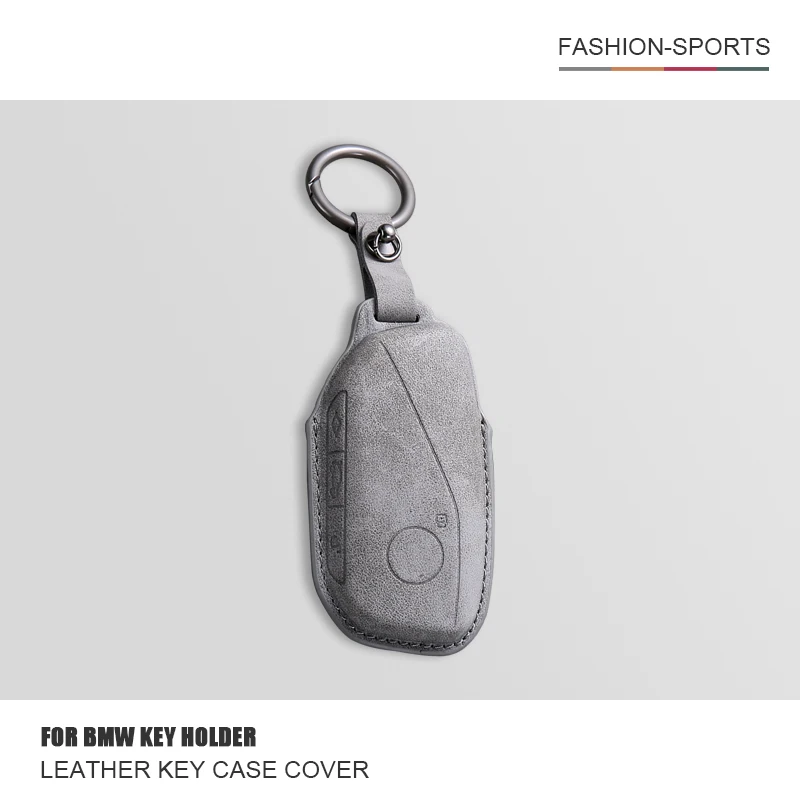 For BMW 7 Series G70 G09 XM U06 G81 M3 i7 X7 G07 LCI iX I20 X1 U11 Leather Car Smart Remote Key Case Cover Protector Fob Shell
