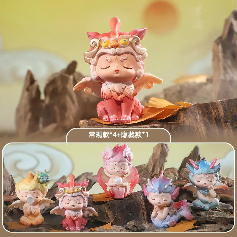 New Blind Box Dolls Figurines Trendy Toys Cute Craftsmanship Exquisite Creativity Home Decor Holiday Gifts Wedding Gifts Toys