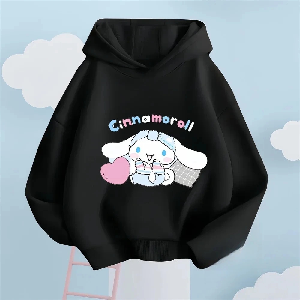 

Kawaii's Big-eared Dog Sanrio Fashion Children's Clothing for Boys and Girls, Casual Cartoon Long-sleeved Sports Hoodies