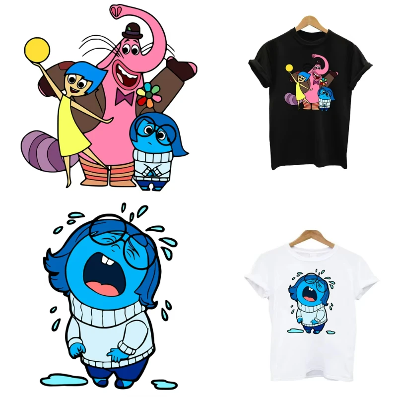 2ps داخل خارج دينسي الحديد على بقع حرارية منصهر الحرارة نقل الحرارية الكي تي شيرت ملصقات ملابس الأطفال