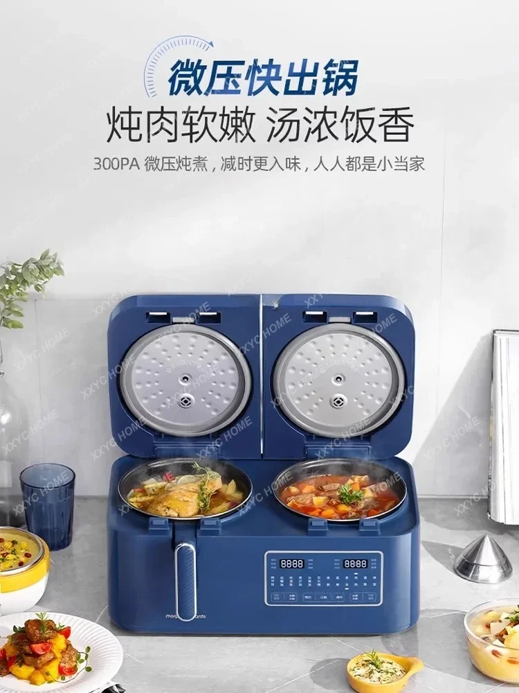 Fornello di riso a doppio rivestimento Fornello di riso piccolo multifunzionale domestico a pressione a doppio uso integrato 2-4 persone
