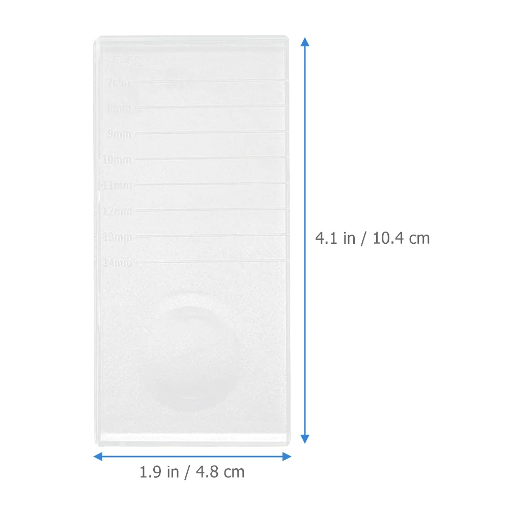 

Premium Eyelash Extension Accessories 25Mm Lash Pallet Reusable Crystal Board Precision Grafting Tool for False Lashes