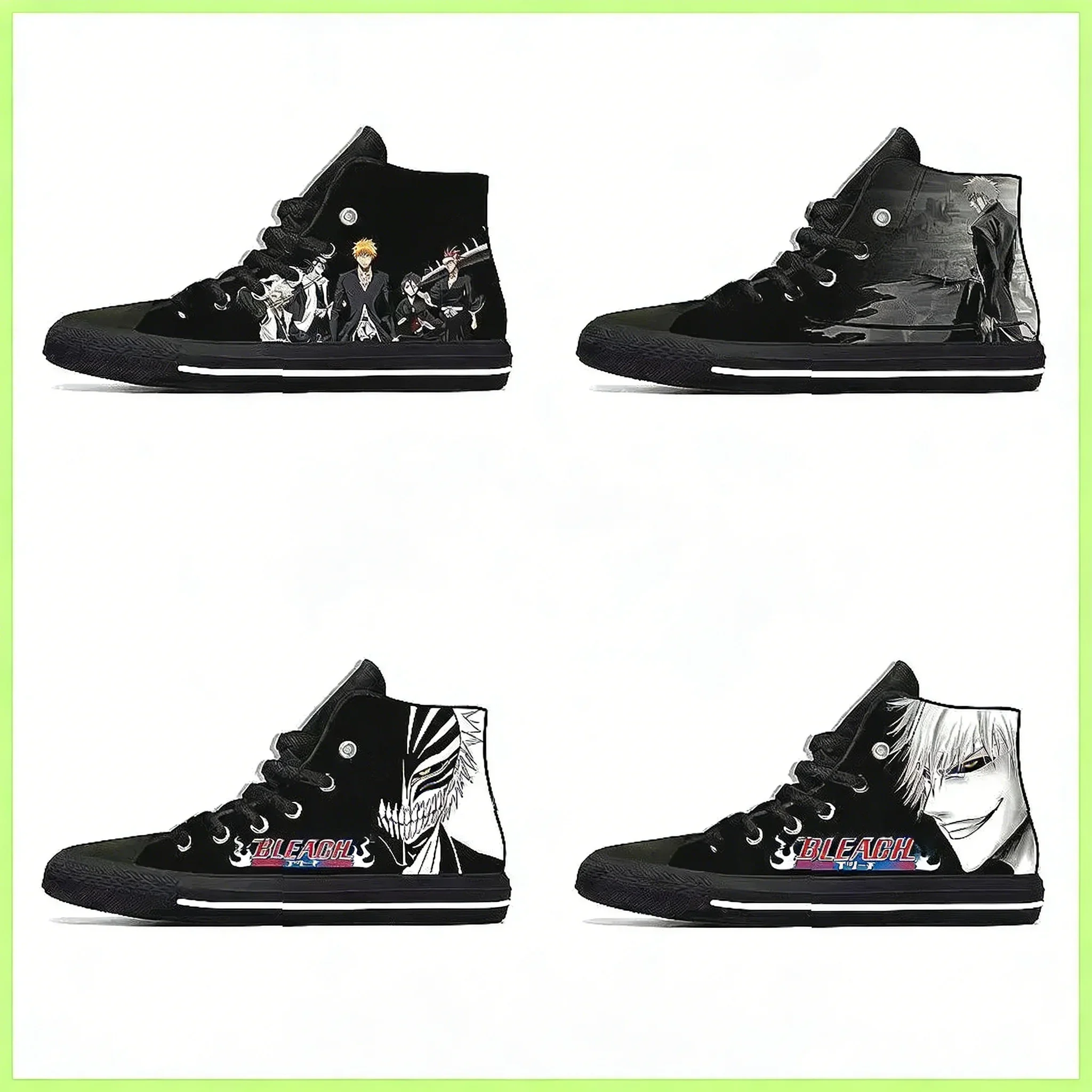 

Кроссовки с 3D-принтом Anime Bleach, легкие дышащие кроссовки для мужчин и женщин