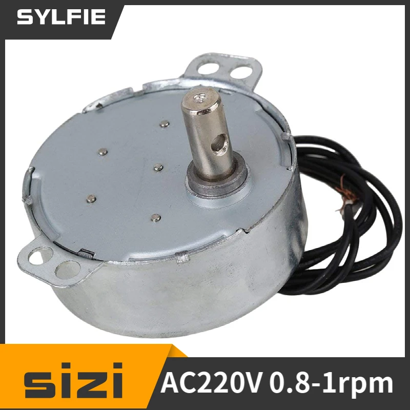 Synchronous Motors AC 220 V 0.8-1 r/min 50/60Hz CW/CCW 4W TYC-50 Torque 12KGF.CM