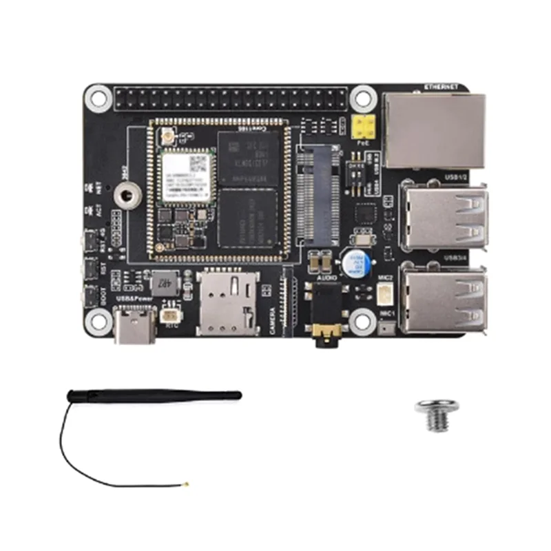 

Встроенная плата разработки ABJF-Pico Pi B W RV1106 Linux, 256 МБ DDE3L, 0,5 TOPS, вычислительная мощность с WIFI без модуля 4G