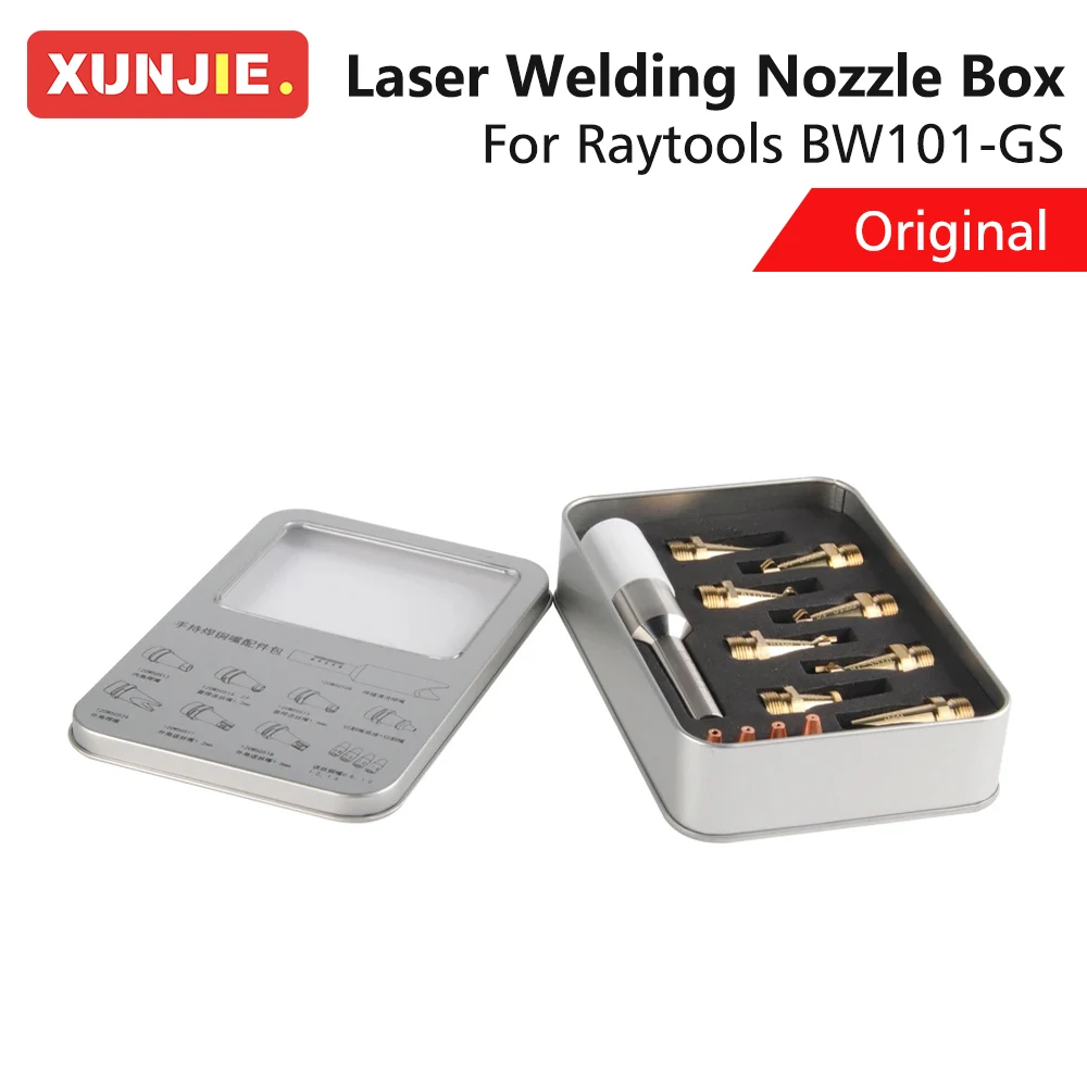 

Оригинальный комплект насадок для лазерной сварки Raytools BW101-GS, насадки для подачи медных проводов, сварочные насадки/аксессуары для масштабных трубок, упакованные в коробке BW101-GS