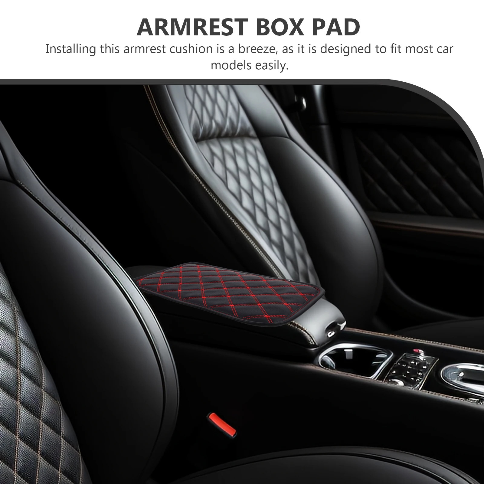 

Armrest Cushion Pad for Car Center Comfort Support Elevated Design Fits Most SUVs Universal Fit Stylish Automotive Accessories