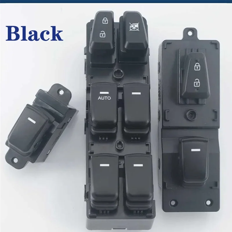 For Hyundai Sonata 2011 2012 2013 2014 Electric Power Window Lifter Control Switch Button 93570-3S000 Provide (Black/Beige/Grey)