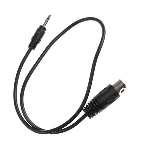 1x DIN 5 Pin Din Male Plug To 3.5mm Male Stereo Jack Audio Cable 50cm 0.5m