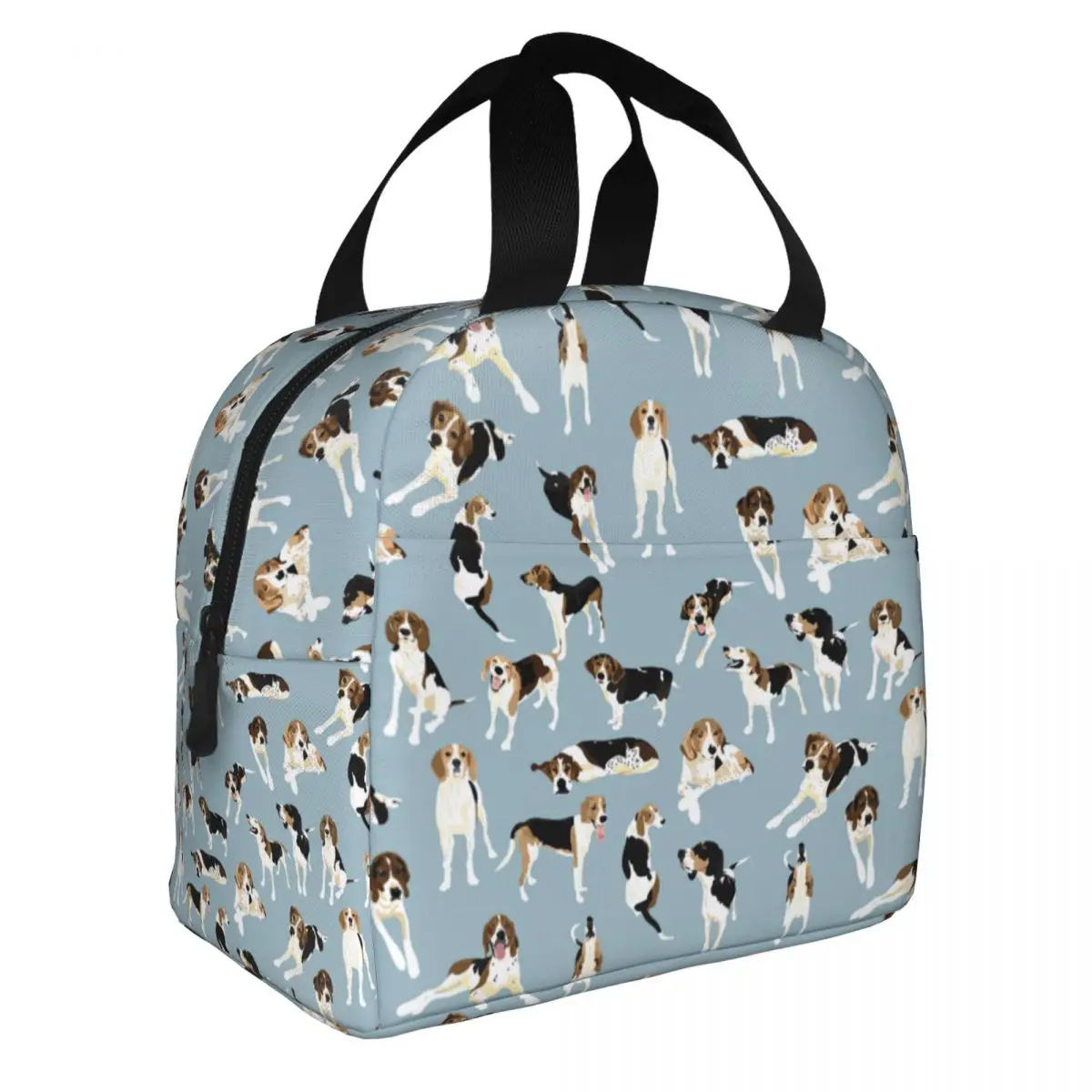 Lunch Bag for Men Women Tree Walker Coonhound Insulated Cooler Portable Picnic Animal Canvas Lunch Box Food Storage Bags