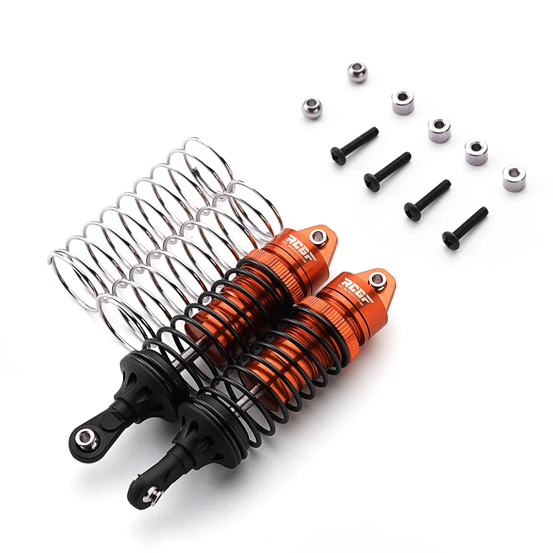 2pcs 1/10 Front Shock Absorber Aluminum Alloy Threaded Rc Front Shock Absorber For  SLASH 4x4 RC Car Part