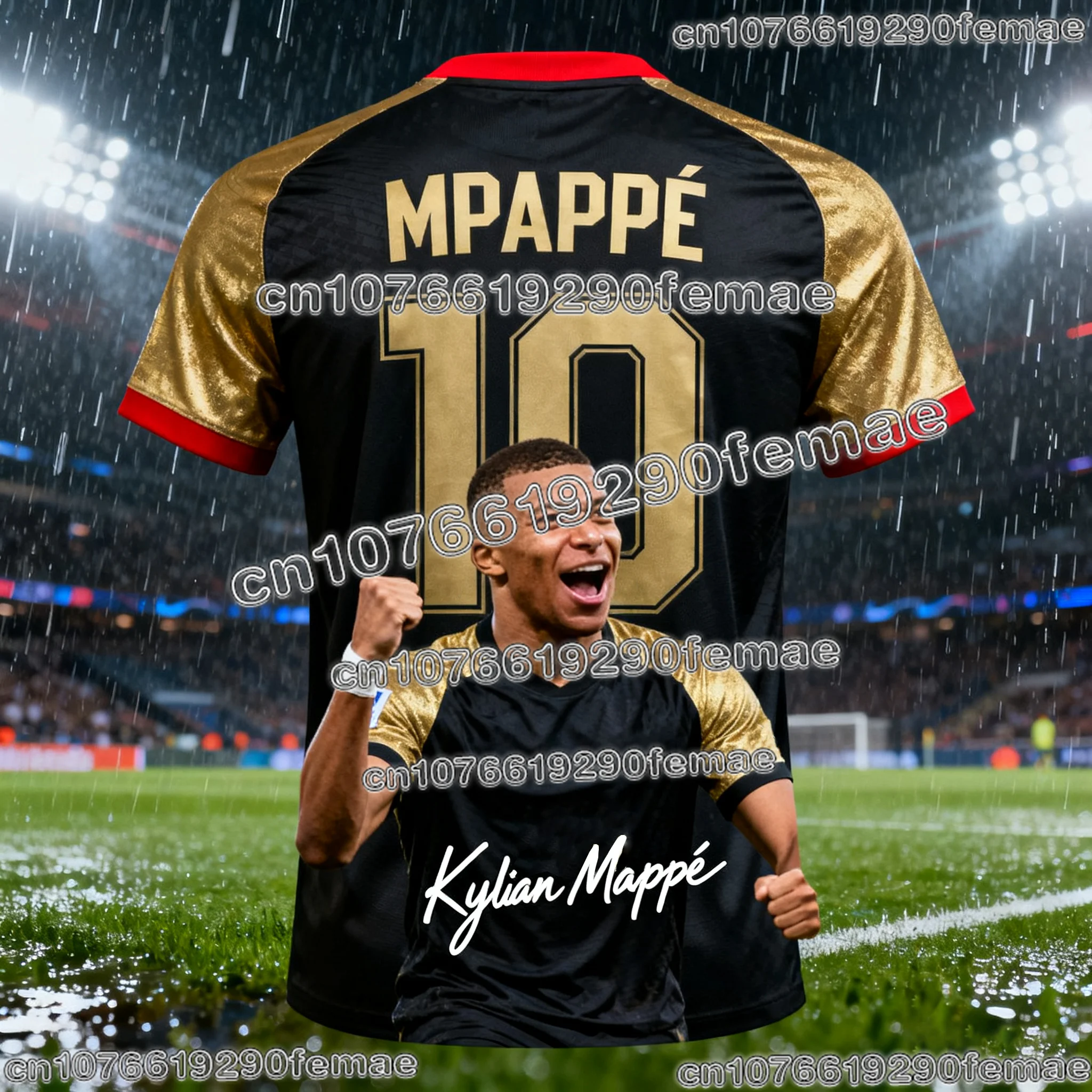 إمبا بوب # 10 2026 AI Football Jersey Fan Edition تي شيرت تدريب ناعم قابل للتنفس للأطفال والكبار قميص رياضي صيفي مثالي #5