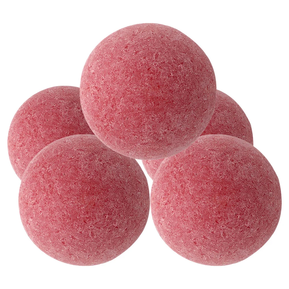 

5 Pcs Table Soccer Balls Foosball Replacement Foosballs Desk Game with The Mini Resin Accessories Football Parts