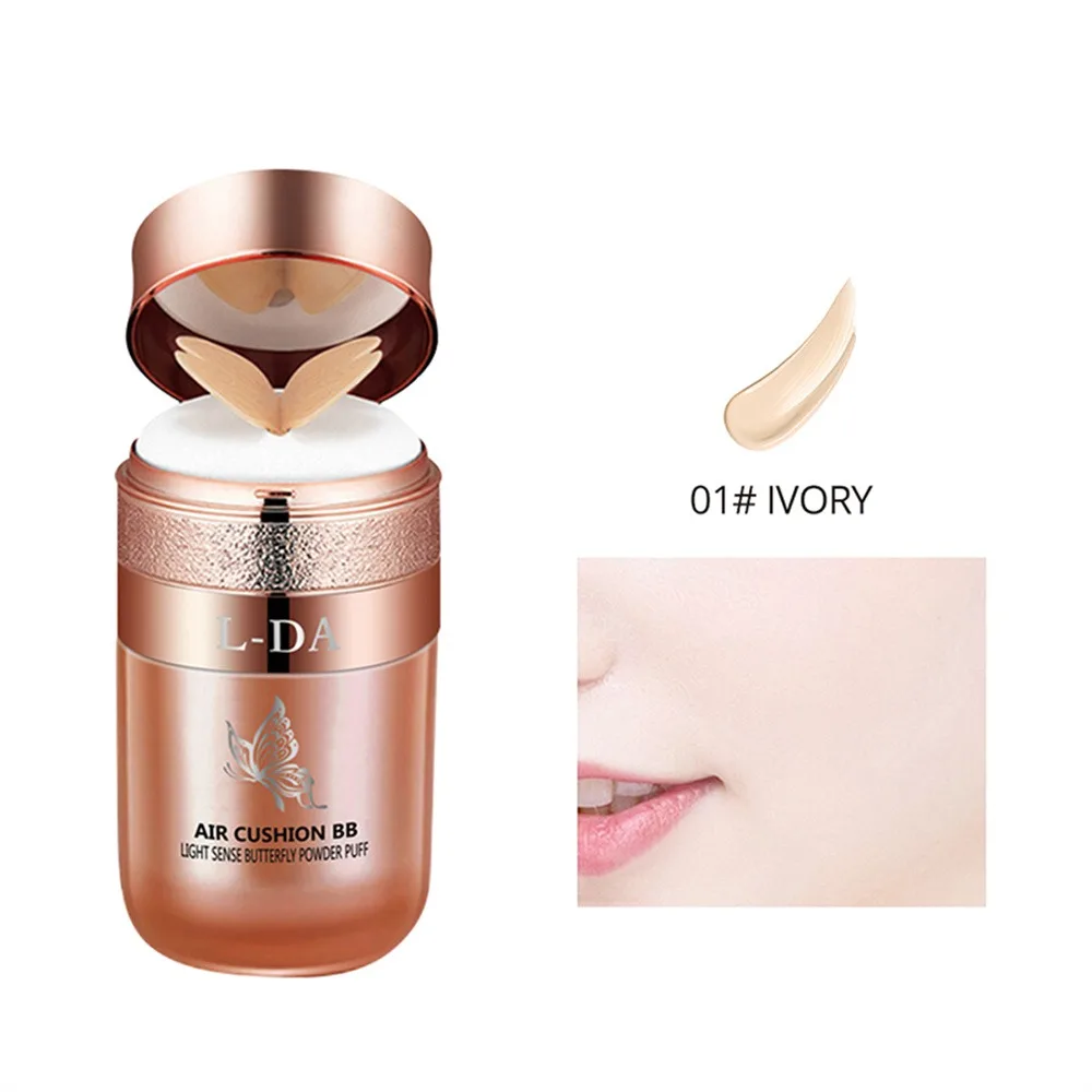 

Whitening Butterfly Cushion BB Cream Oil-control Concealer Moisturizing Foundation CC Cream Natural Finish Waterproof Makeup