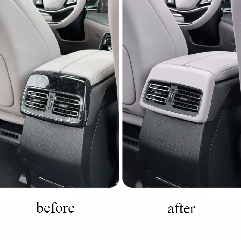 For BYD Tang DMI Smart Driving Edition Central Control Rear Air Mask Silicone Protective Pad Car Interior Decoration Supplies