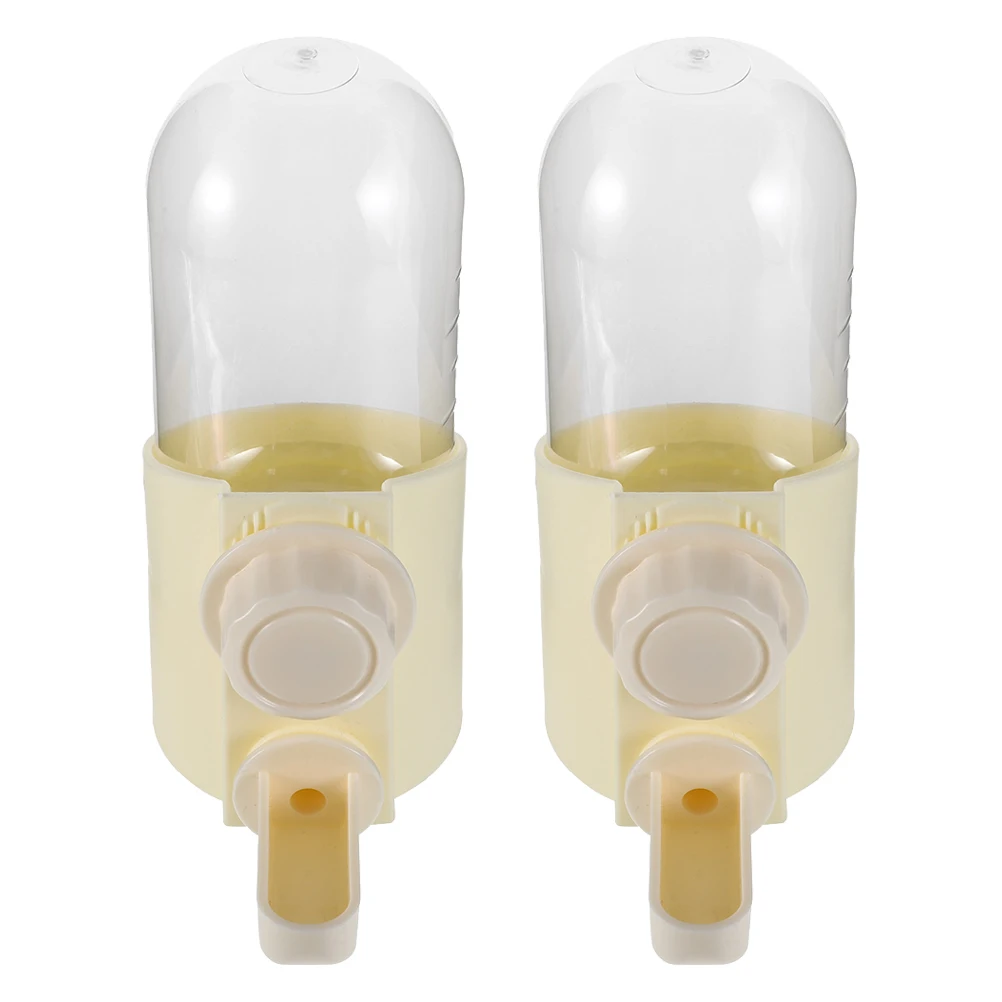 

2 PCS Water Dispenser Pigeon Drinker Pet Bird Bottle for Birds Small Animal Parakeet Bowl