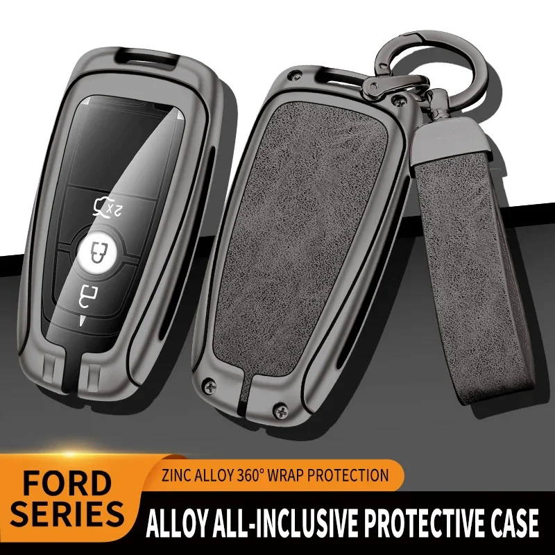 Fashion Car Key Case Cover for Ford Focus Active Mondeo Escort Taurus for Lincoln Navigator MKZ MKX Aviator Mustang Edge 2018