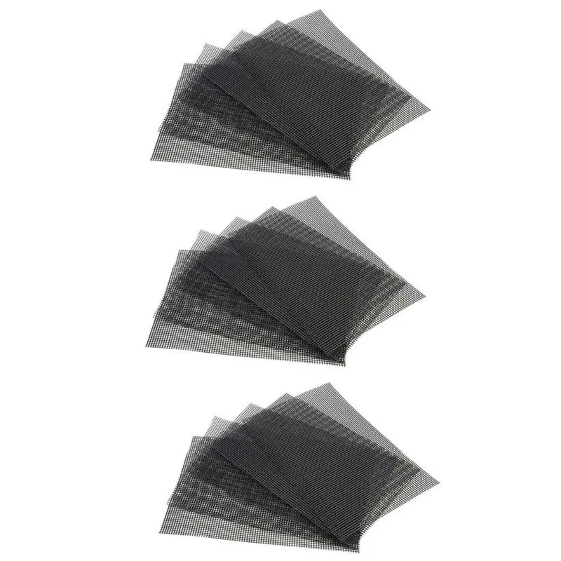 15 Pieces Of 30 X 20 Cm Garden Drainage Mesh Sieve Flower Pot Hole Mesh Mat Garden Drainage Mesh Hole Sieve-B61B