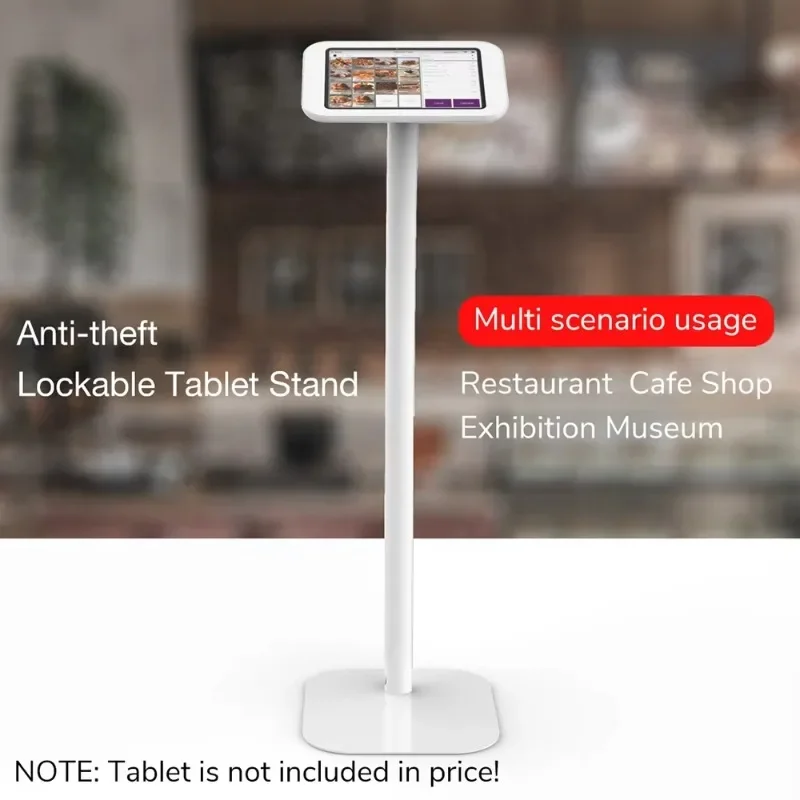 yjlTablet Floor Stand for Auto Show Restaurant Museum