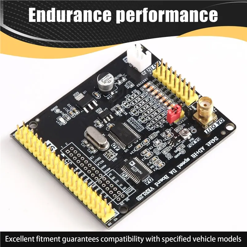 Super Deal -Extension Module 8 Channel Input High Accuracy 24Bit AD/Da Conversion ADS1256 AD9708 FPGA Control